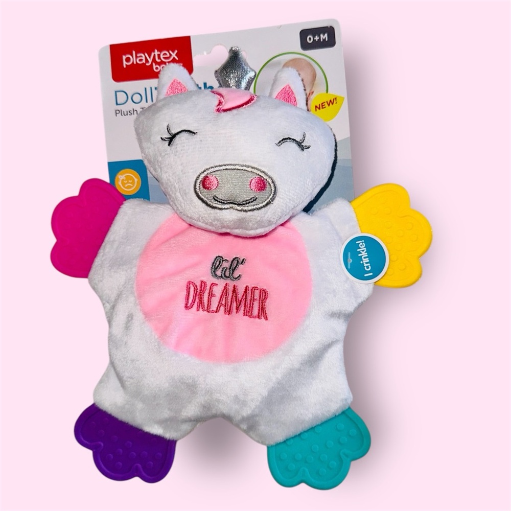 New Playtex Unicorn Doll Teether